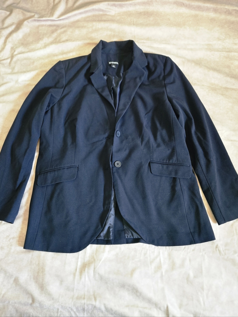 George Navy Notch Lapel Blazer